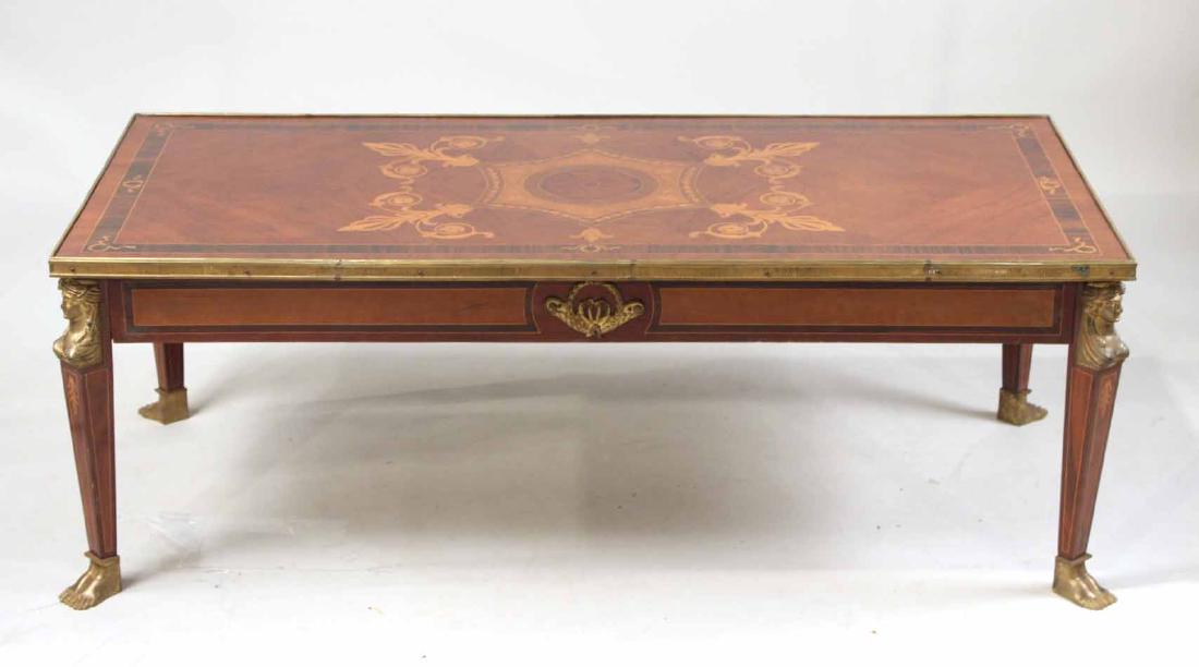 Neoclassical Style Inlaid Low Table (1 of 10)
