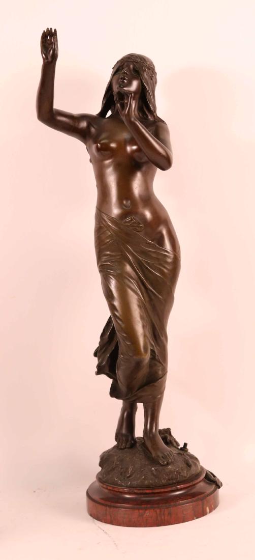 Bronze Sculpture of Woman, Edouard Drouot (1 of 7)