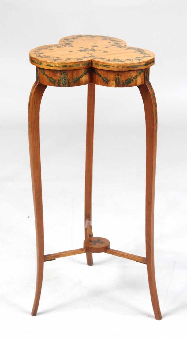 George III Painted Fruitwood Occasional Table (1 of 8)