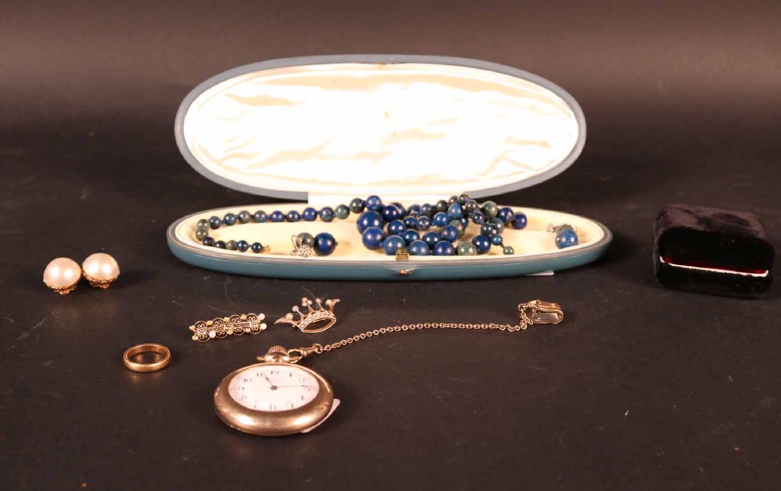 14K and Seed Pearl Crown Pin (1 of 9)