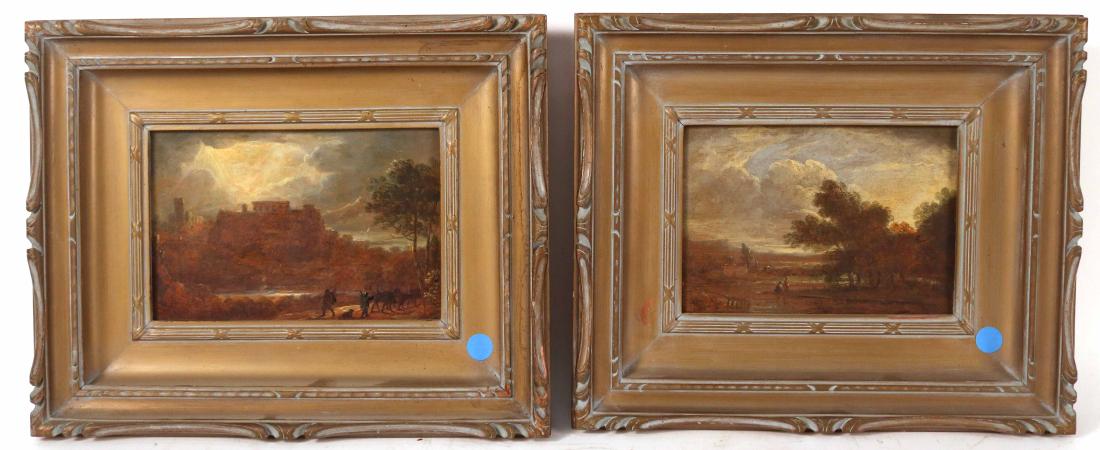 Two Oil on Board, Unsigned, Landscapes (1 of 6)