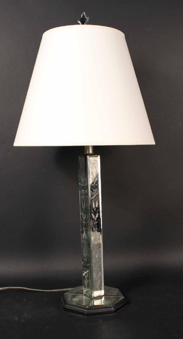 Venetian Style Mirrored Table Lamp (1 of 5)