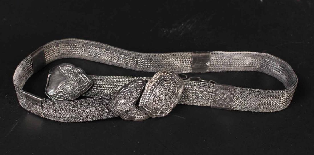 Thai Sterling Silver Belt (1 of 6)