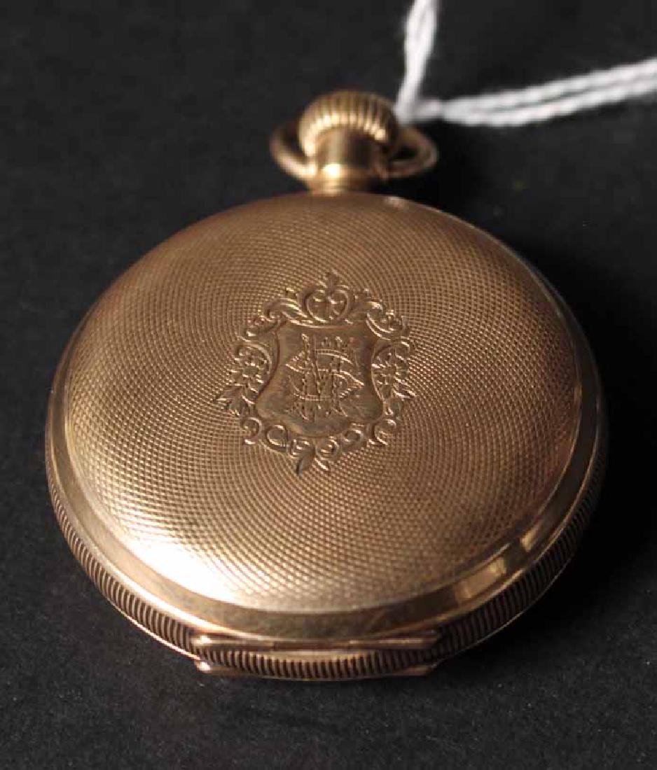 Hudson 14K Yellow Gold Hunter Case (1 of 4)