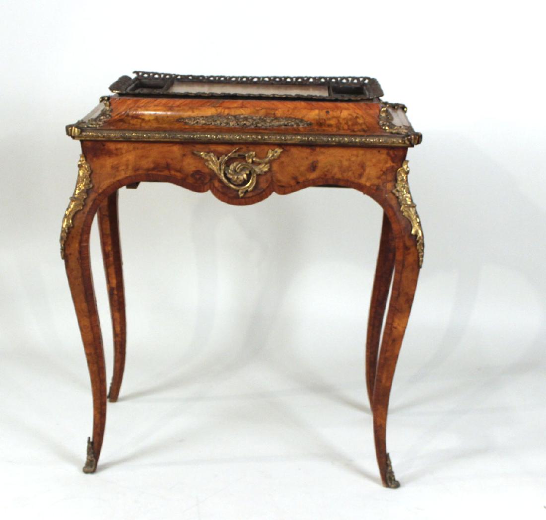 Louis XV Style Ormolu-Mounted Inlaid Vitrine (1 of 8)