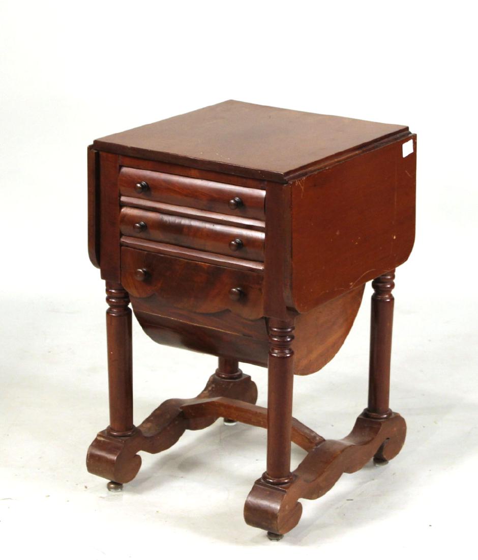 Empire Style Mahogany Sewing Table (1 of 9)