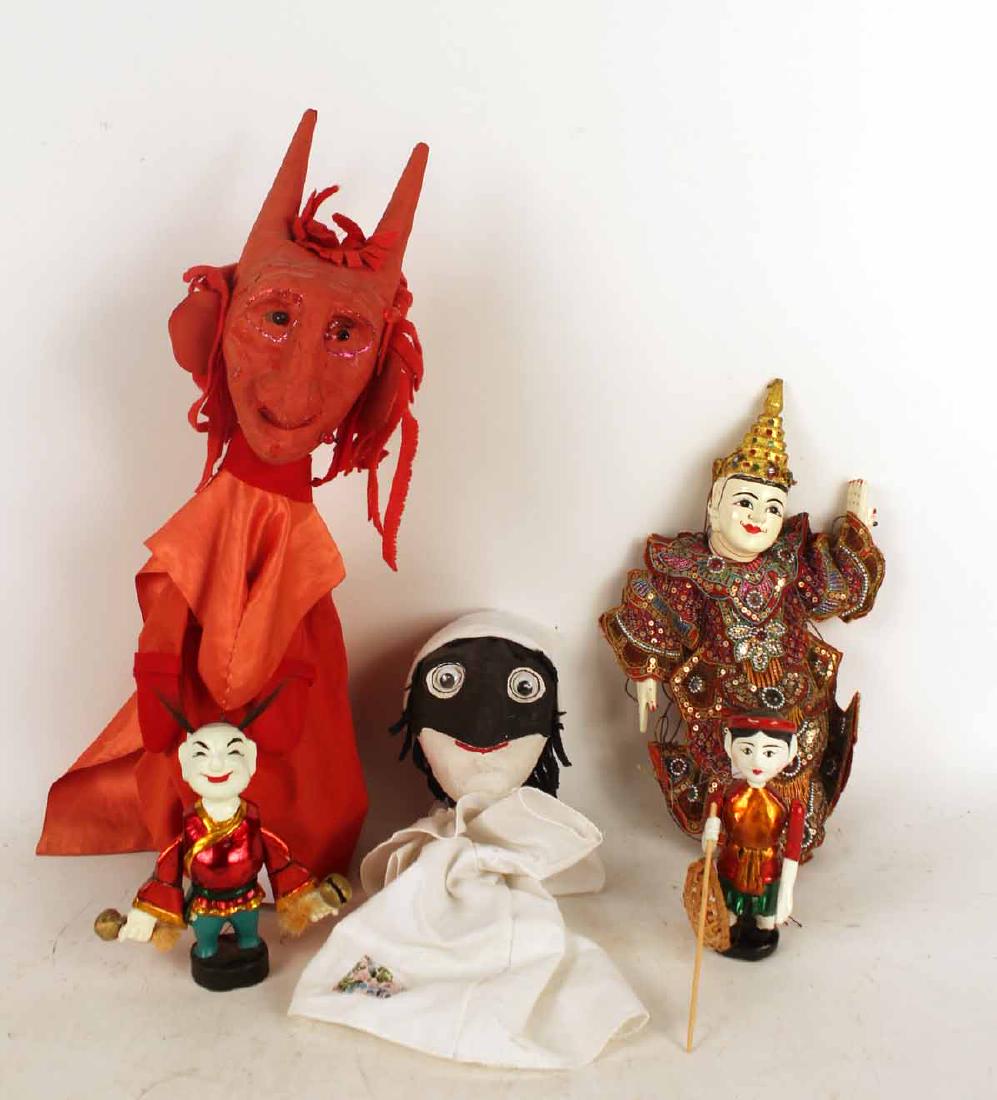 TWO MARDI GRAS PUPPETS (1 of 9)