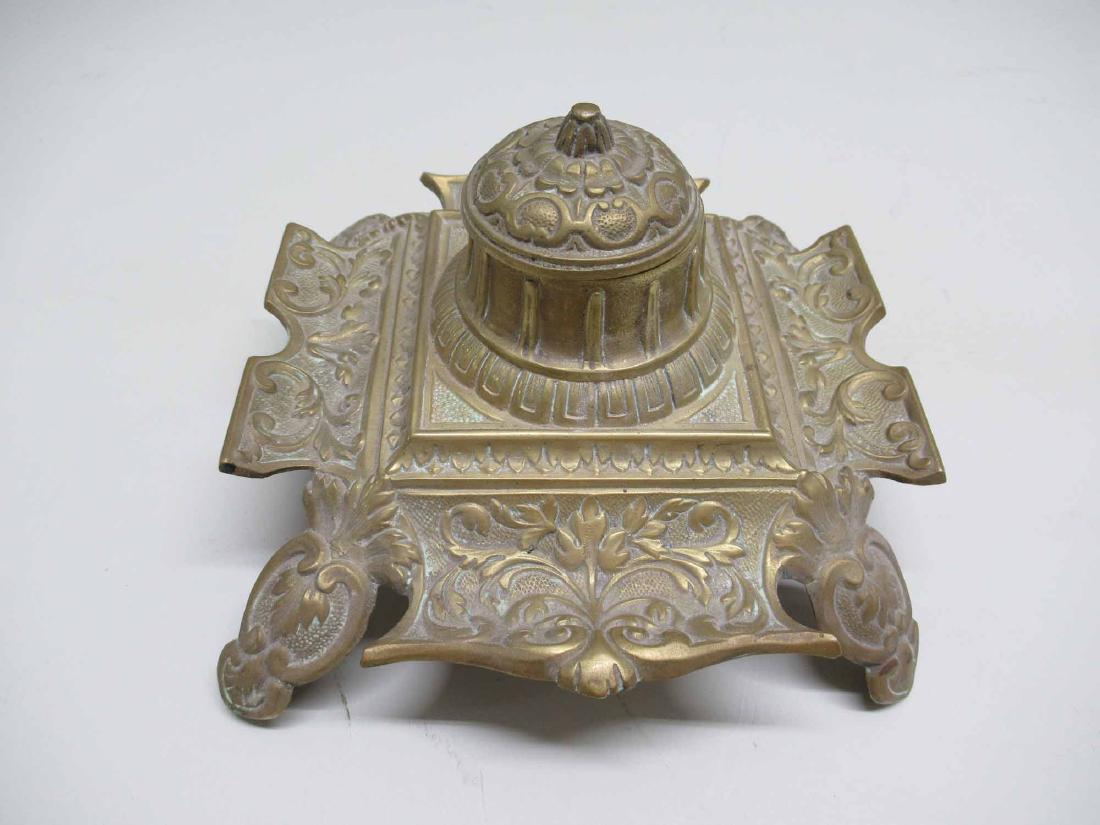 CONTINENTAL BRASS INKWELL (1 of 3)