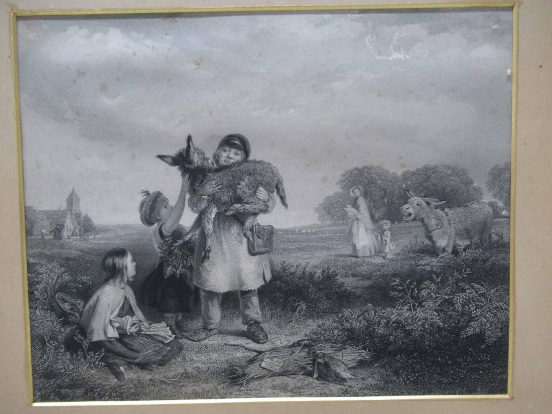 THREE VINTAGE BLACK AND WHITE PRINTS (1 of 5)