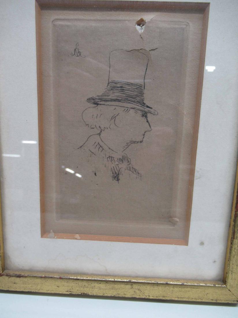 ENGRAVED PRINT OF SILHOUETTE (1 of 4)