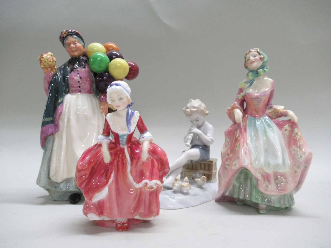 THREE ROYAL DOULTON FIGURES (1 of 8)