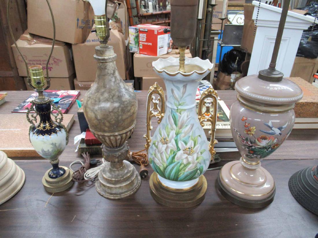 GROUP OF 4 ASSORTED TABLE LAMPS (1 of 8)