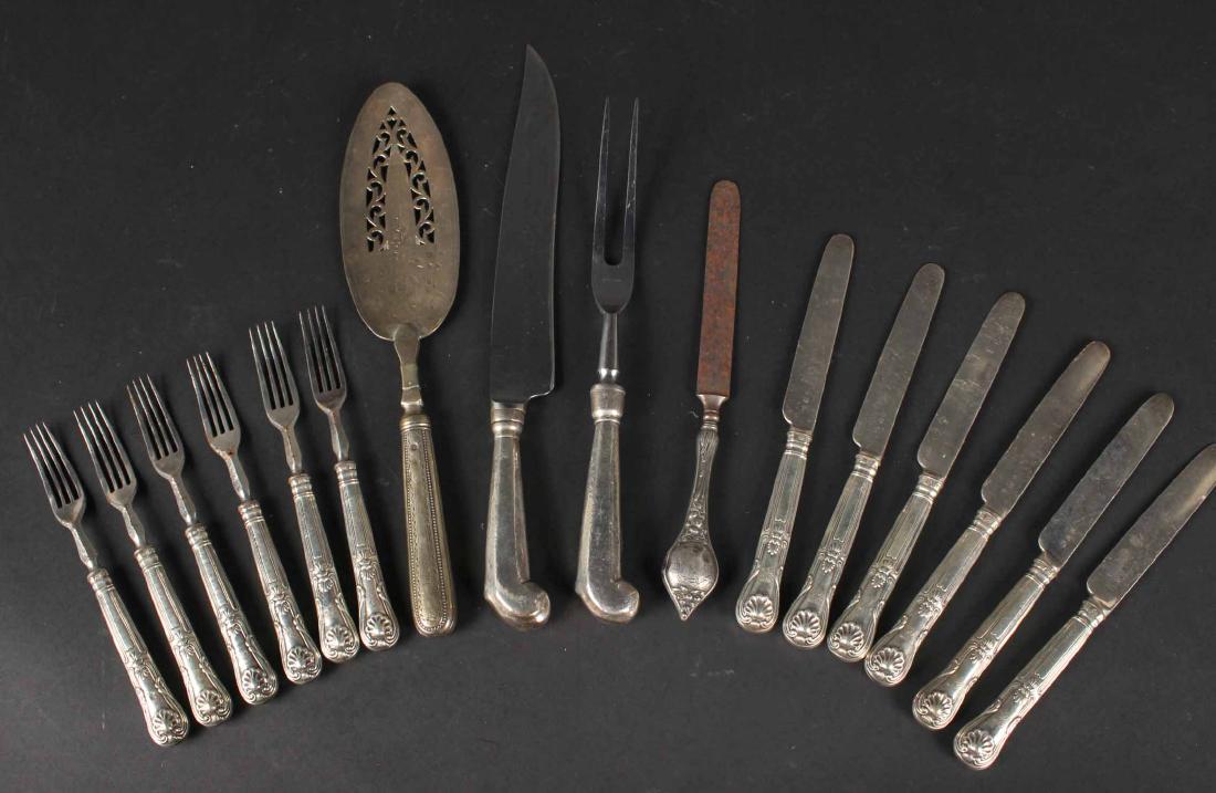 ENGLISH SILVER PIERCED FLAT SERVER (1 of 8)