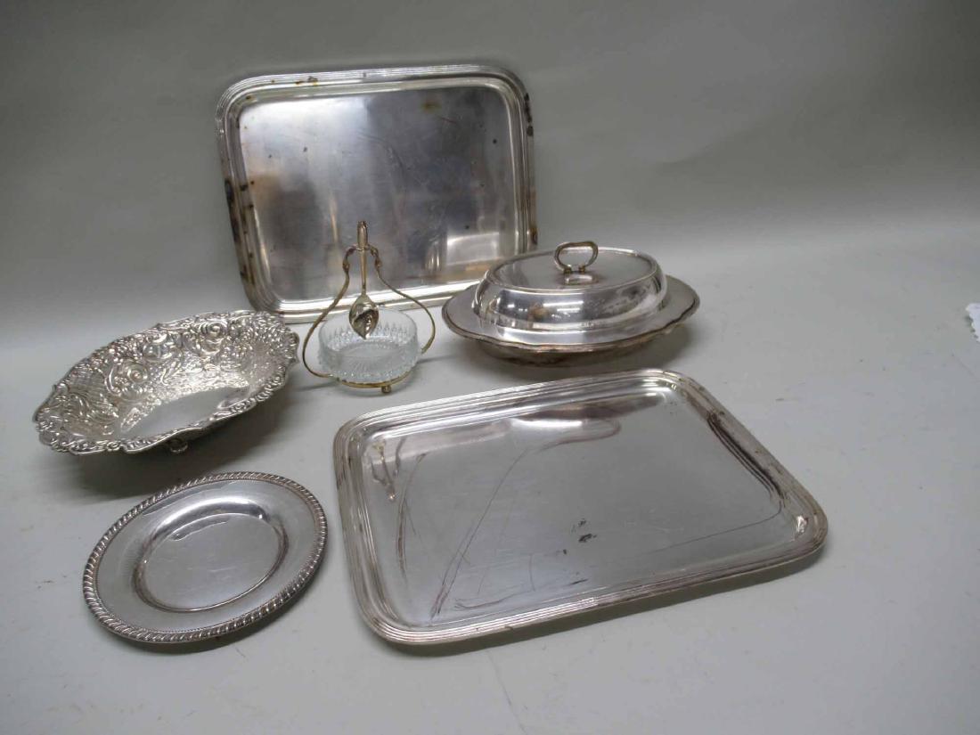 GORHAM SILVER PLATED COVERED VEGETABLE (1 of 10)