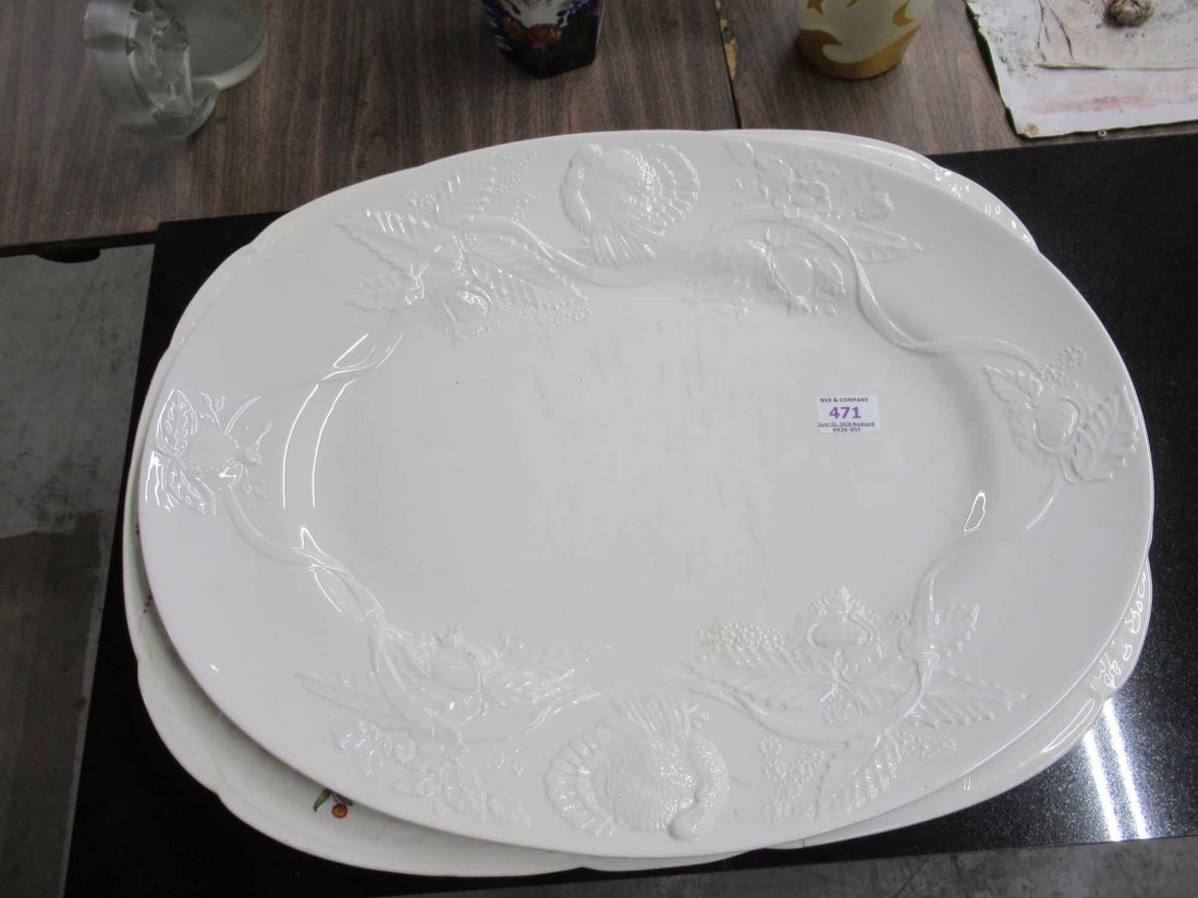 TWO LARGE SERVING PLATTERS (1 of 4)