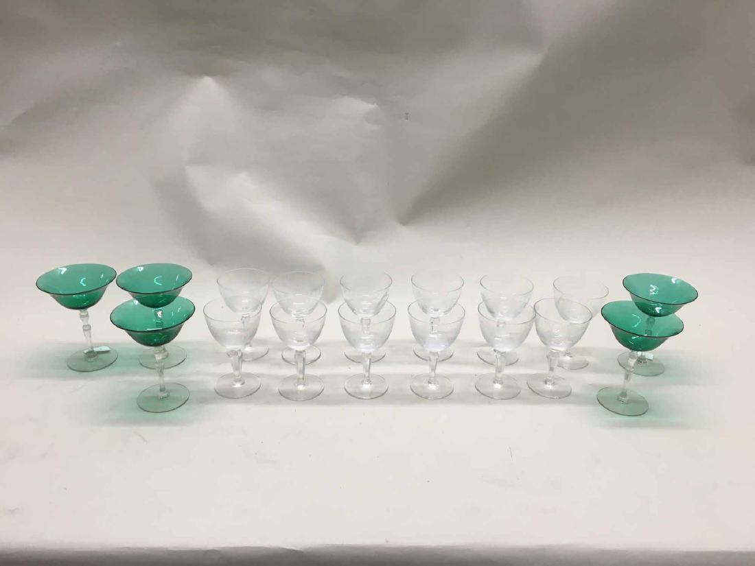 GREEN GLASS STEMWARE (1 of 1)