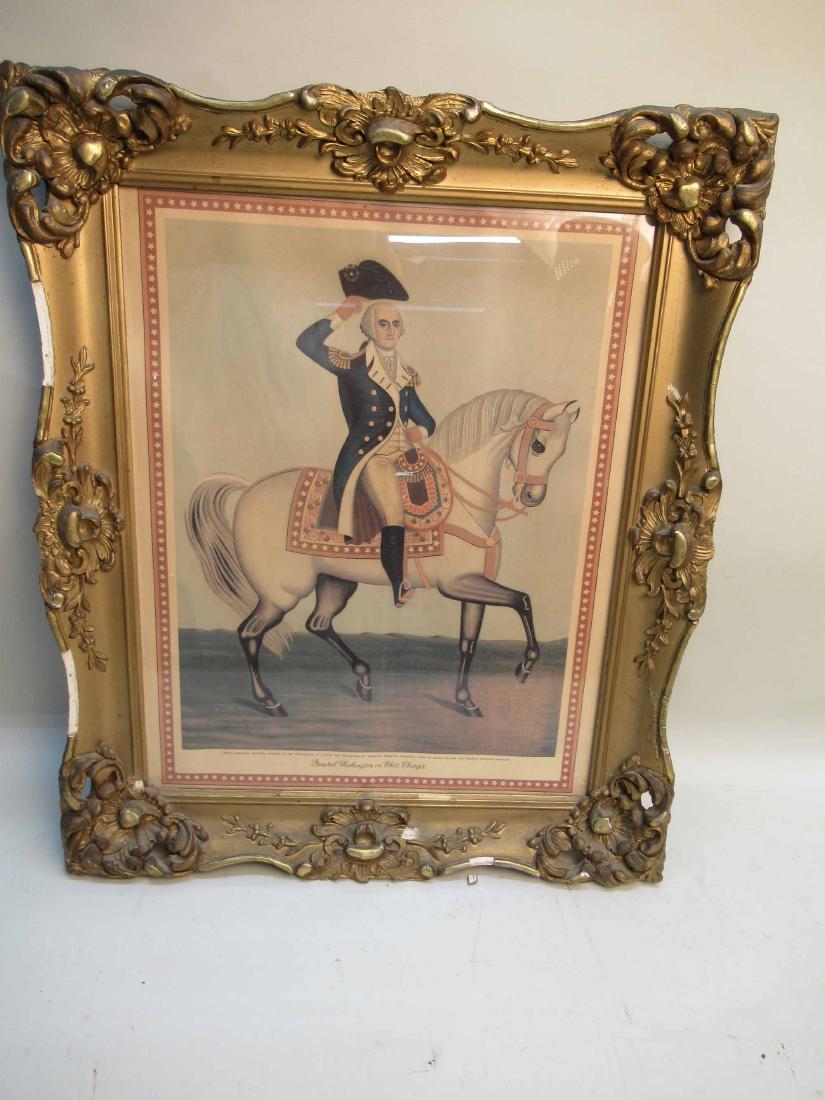 COLOR PRINT GEORGE WASHINGTON ON CHARGER (1 of 4)