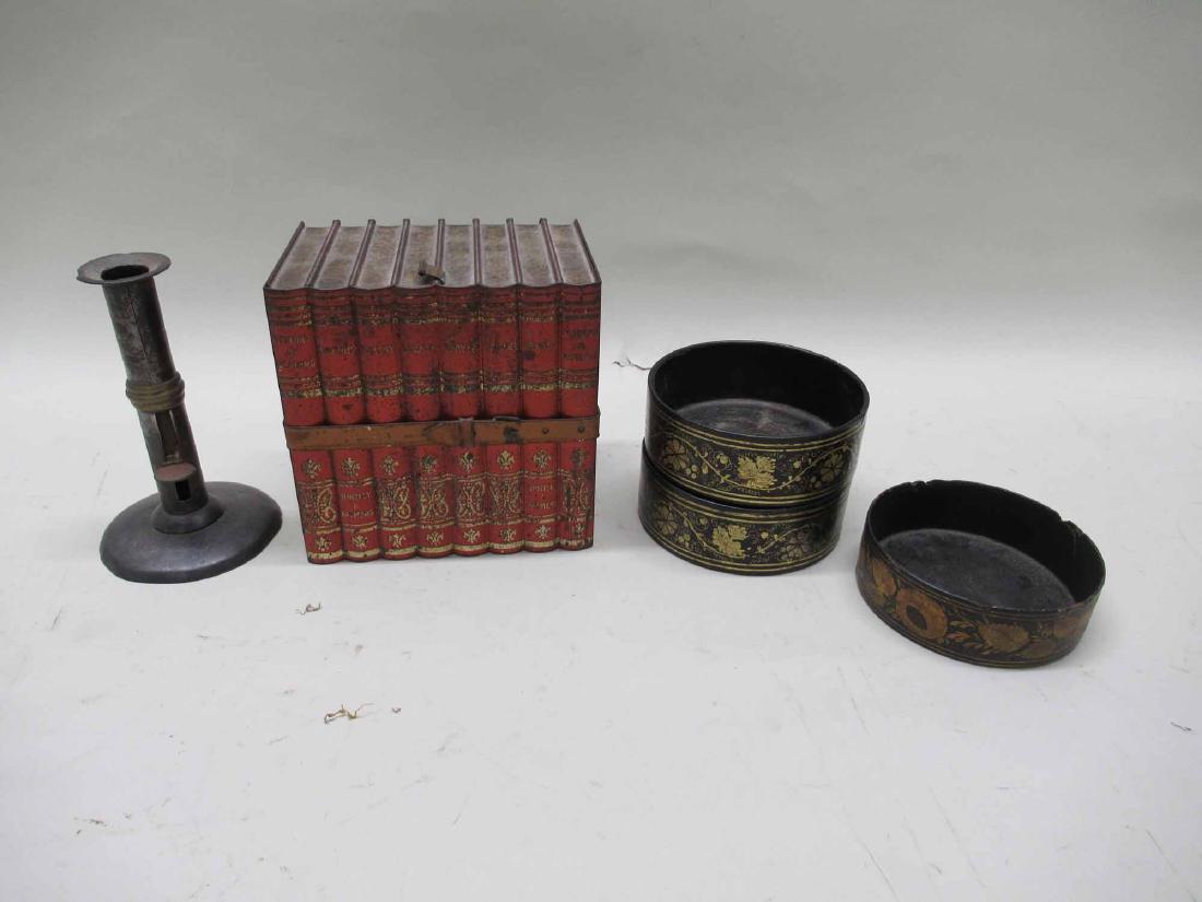 TINWARE FAUX SET OF BOOKS (1 of 7)