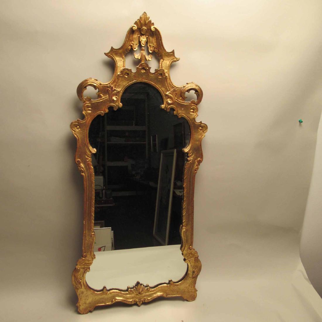 ROCOCO STYLE MIRROR: 38"h x 17"w