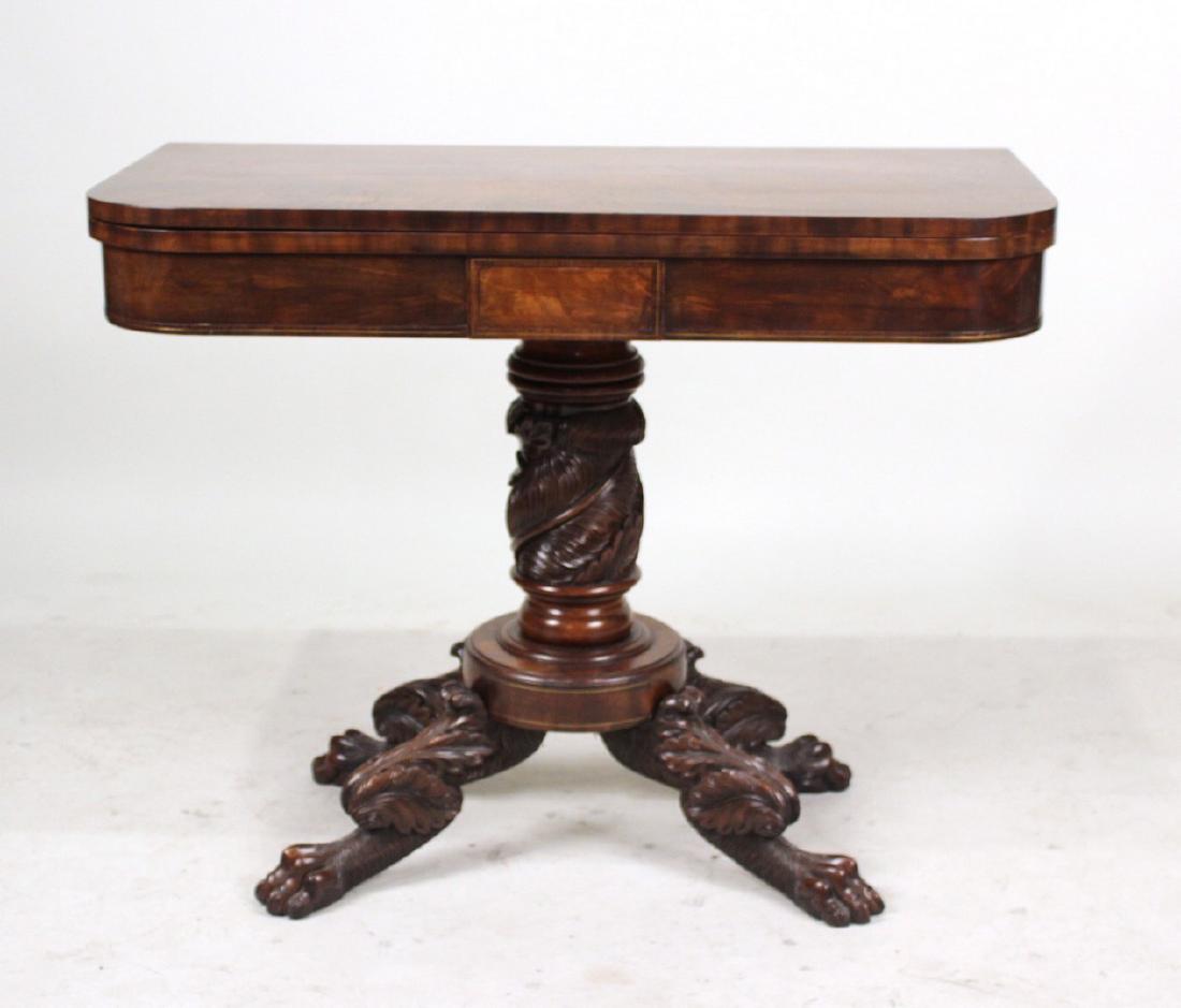 Classical Mahogany Games Table (1 of 8)