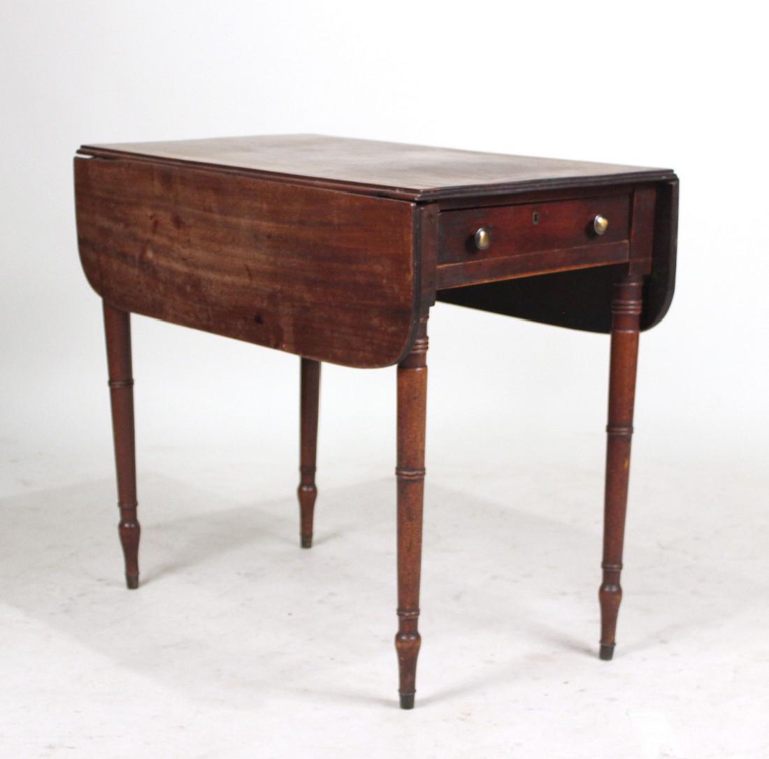 English Mahogany Drop-leaf Table (1 of 6)