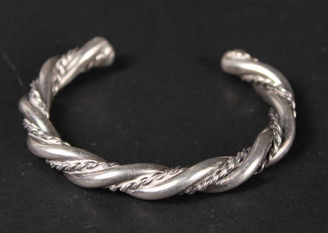 Sterling Silver Rope Twist Bracelet (1 of 4)