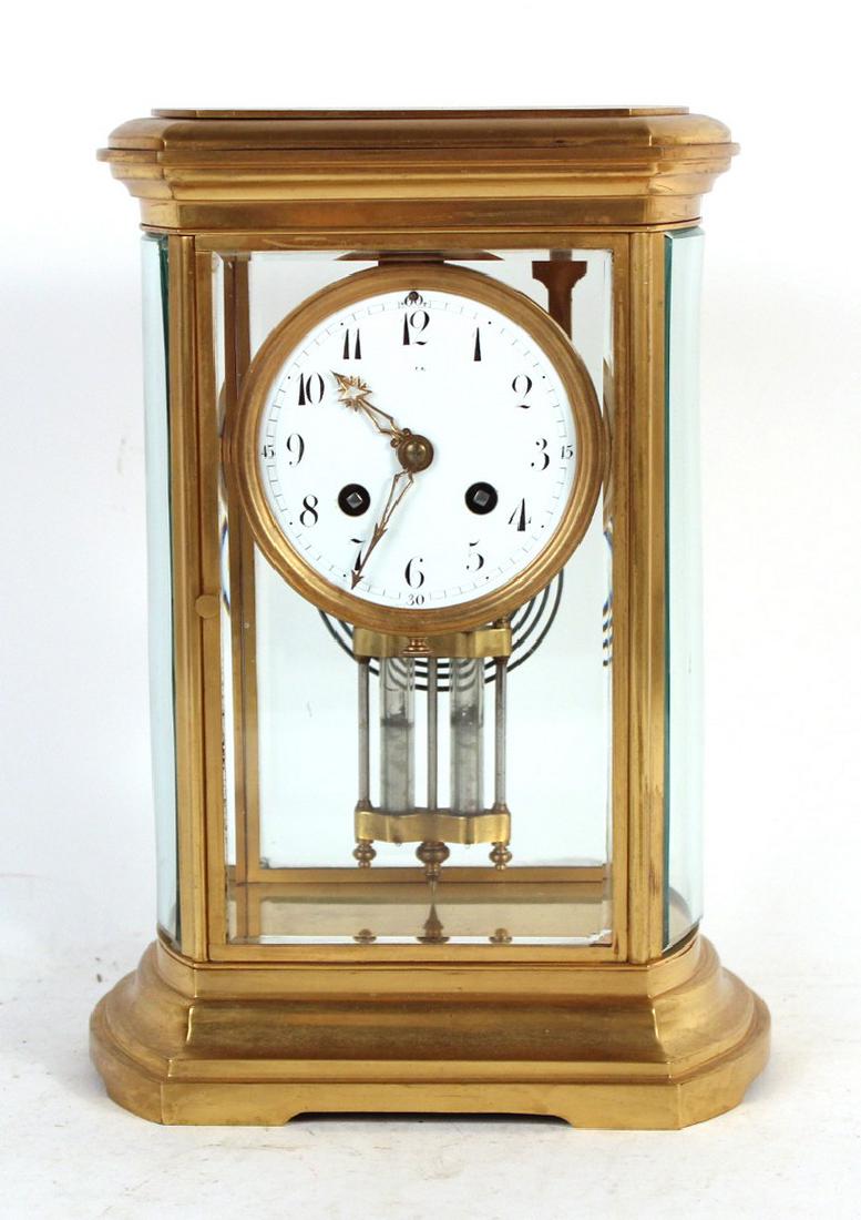 French Bronze Table Clock (1 of 5)
