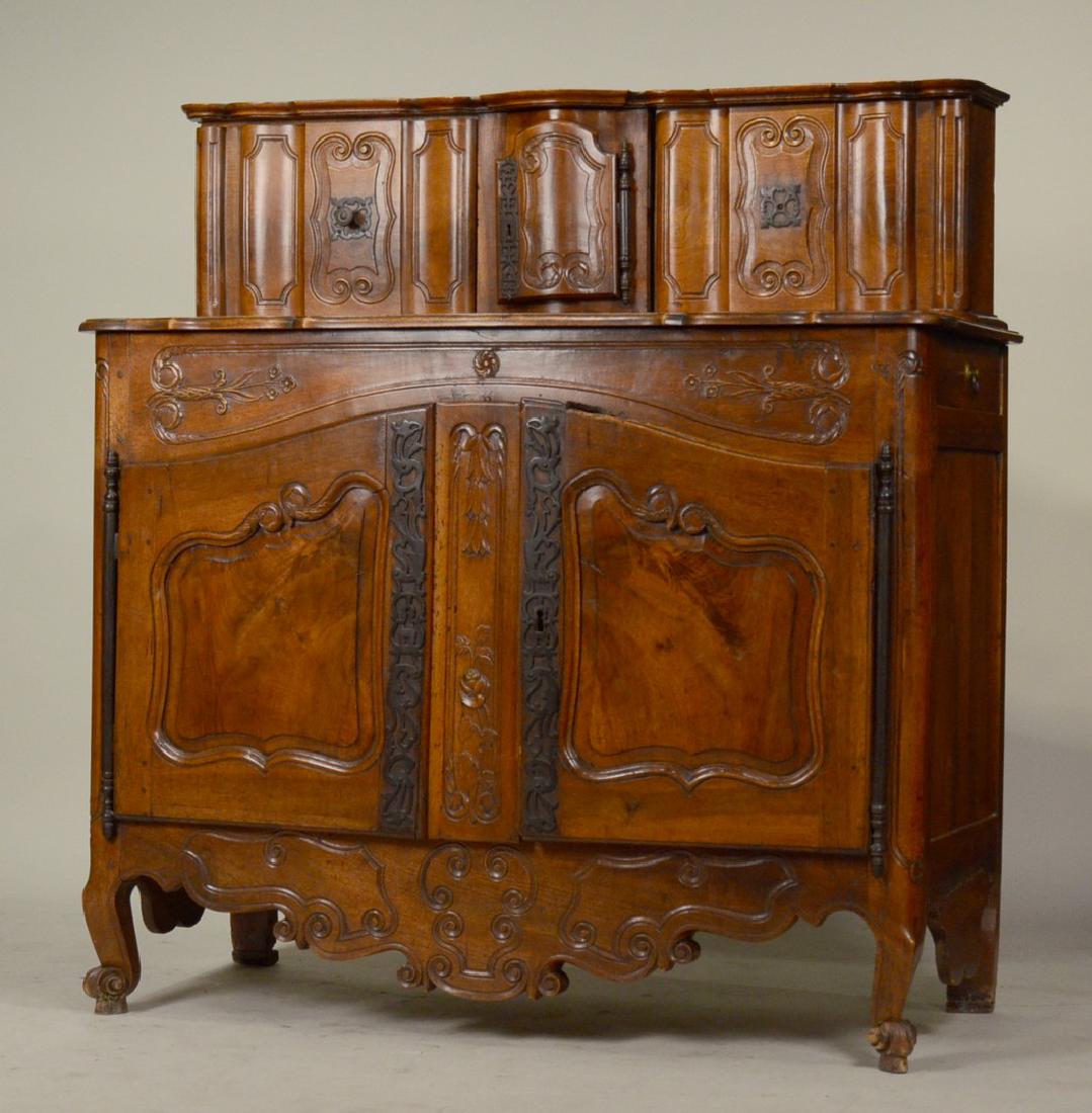 French Provincial Style Walnut Cabinet (1 of 9)