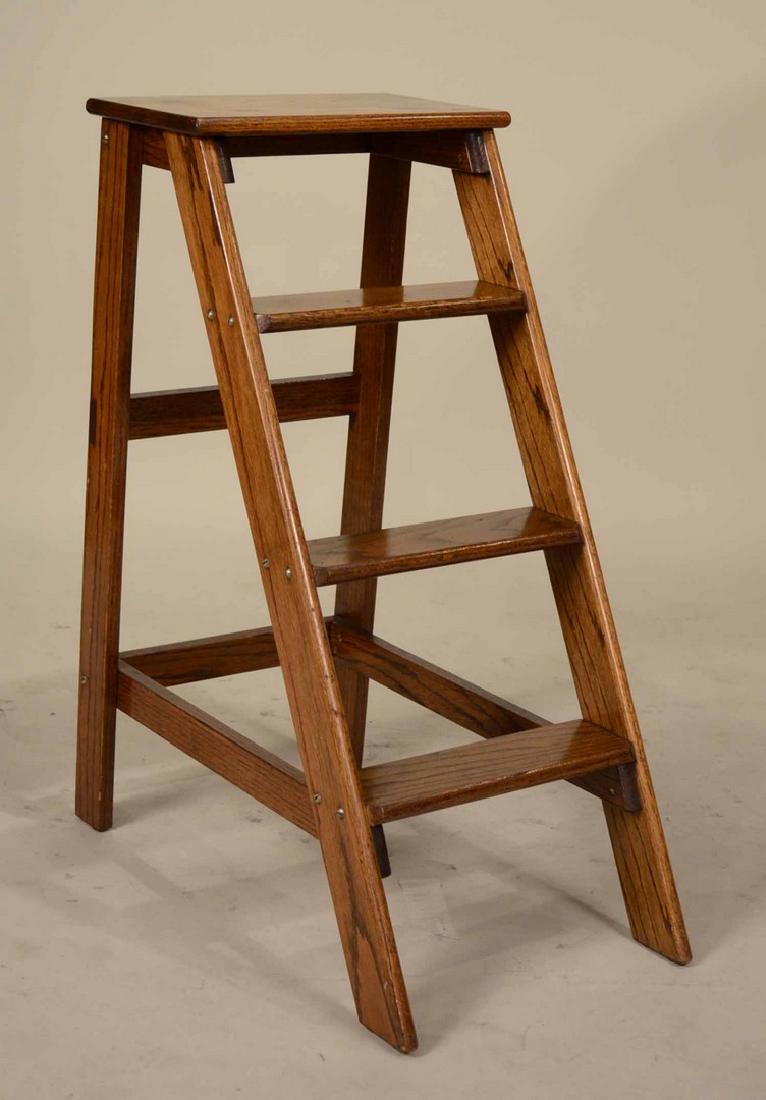 Putnam Oak Library Ladder (1 of 8)