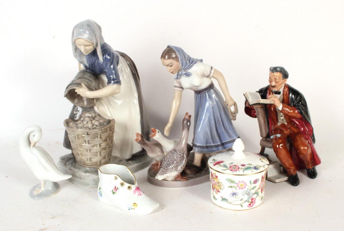 Large Royal Copenhagen Woman with Pail (1 of 10)