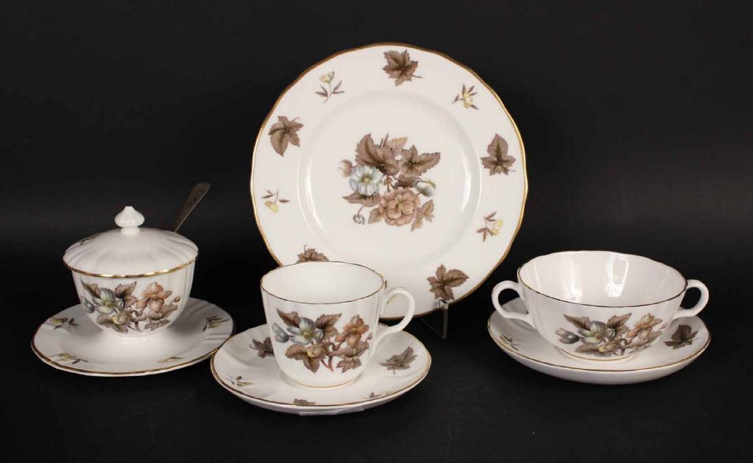 Royal Worcester Partial Porcelain Tea Service (1 of 6)
