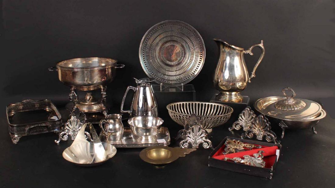 Silver Plated Buffet Serving Wares (1 of 11)