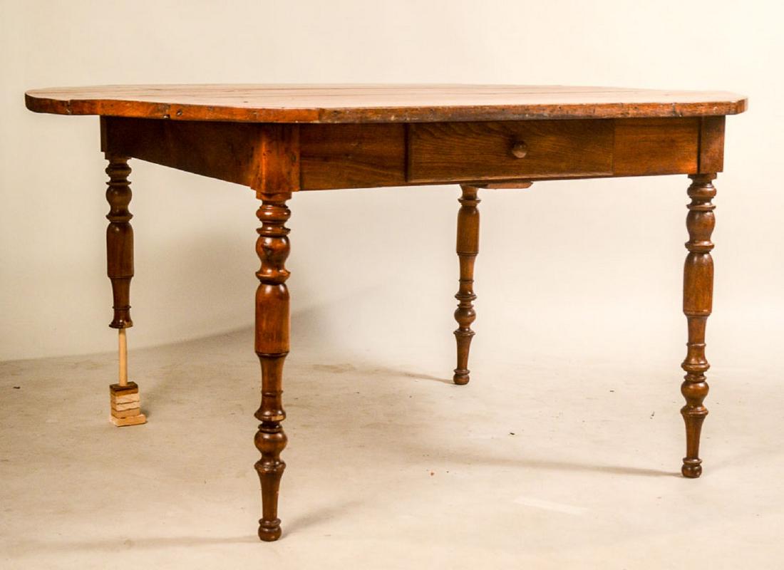 Federal Oak One-Drawer Table (1 of 6)