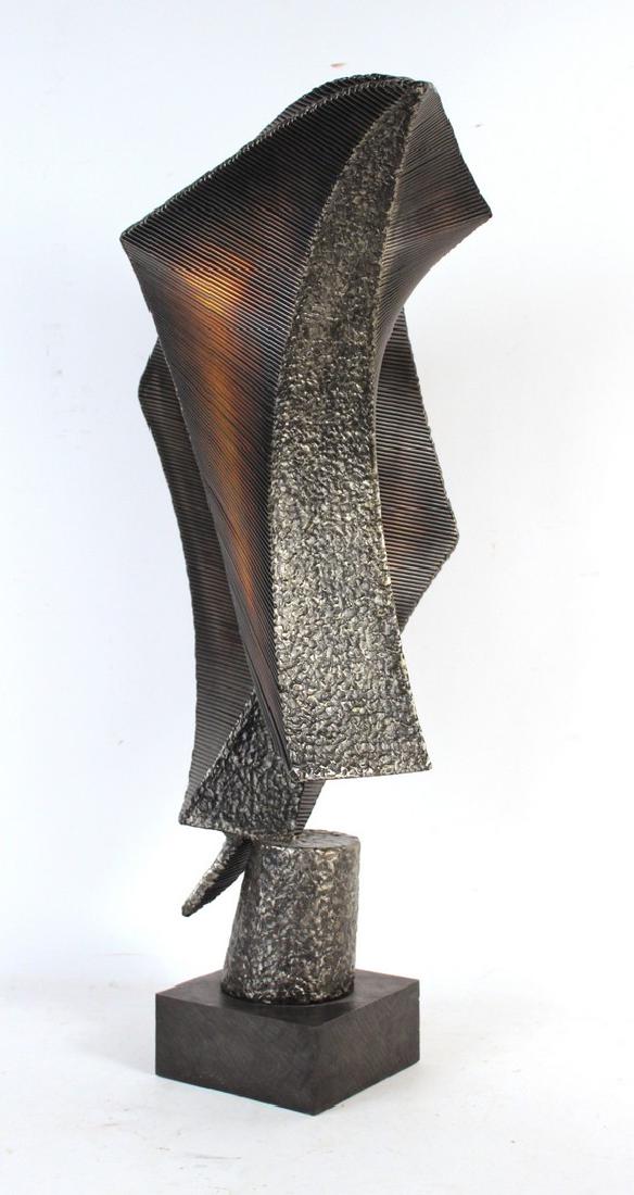 Bronze Patinated Metal Sculpture (1 of 5)