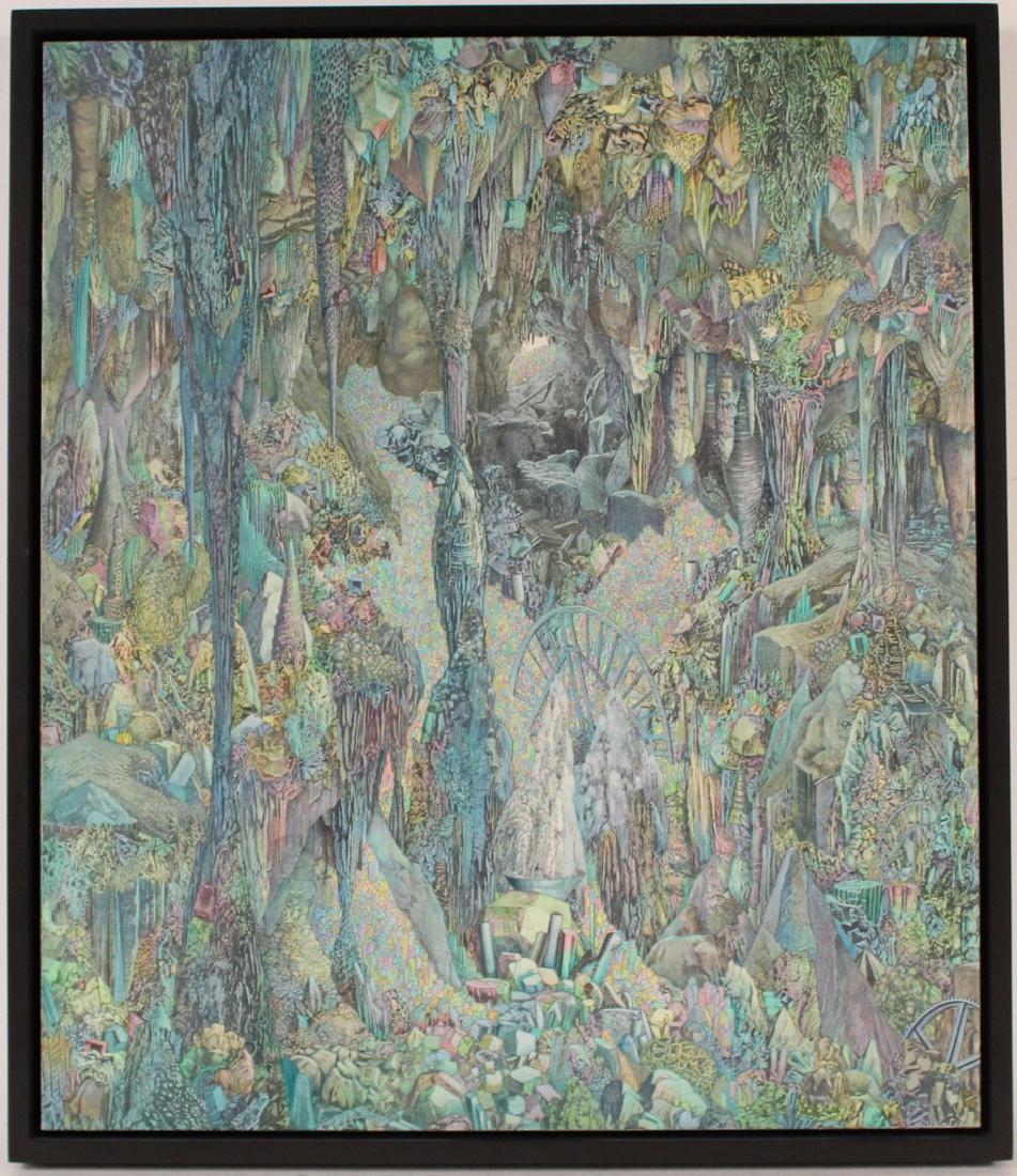 Oil on Linen, "Study for Fountain #2" (1 of 7)