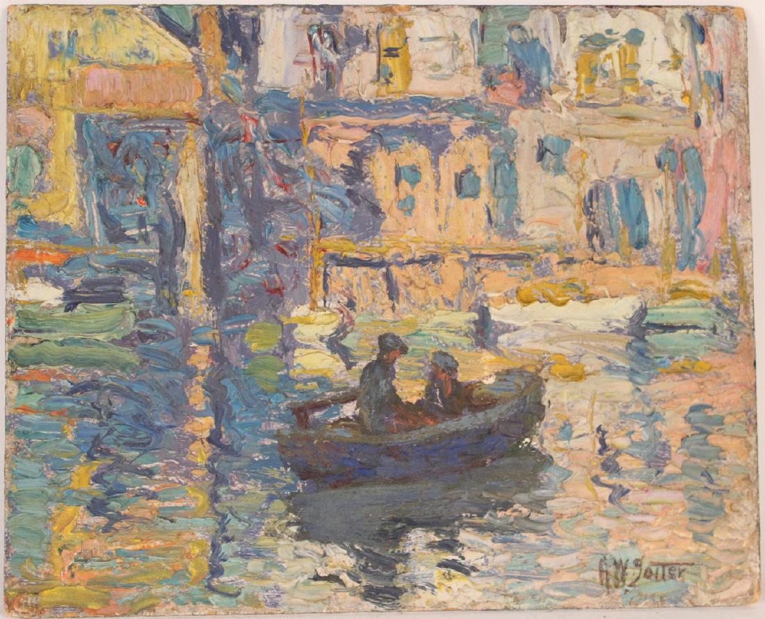 Oil on Board, George William Sotter (1 of 6)