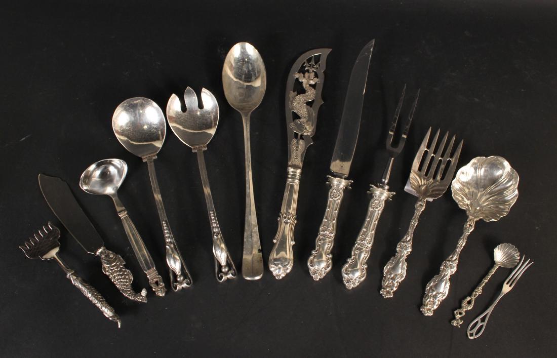 Smith Bros. Sterling Salad Servers (1 of 11)