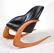 Wendell Castle Black Leather Crescent Rocker