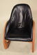 Wendell Castle Black Leather Crescent Rocker - 5