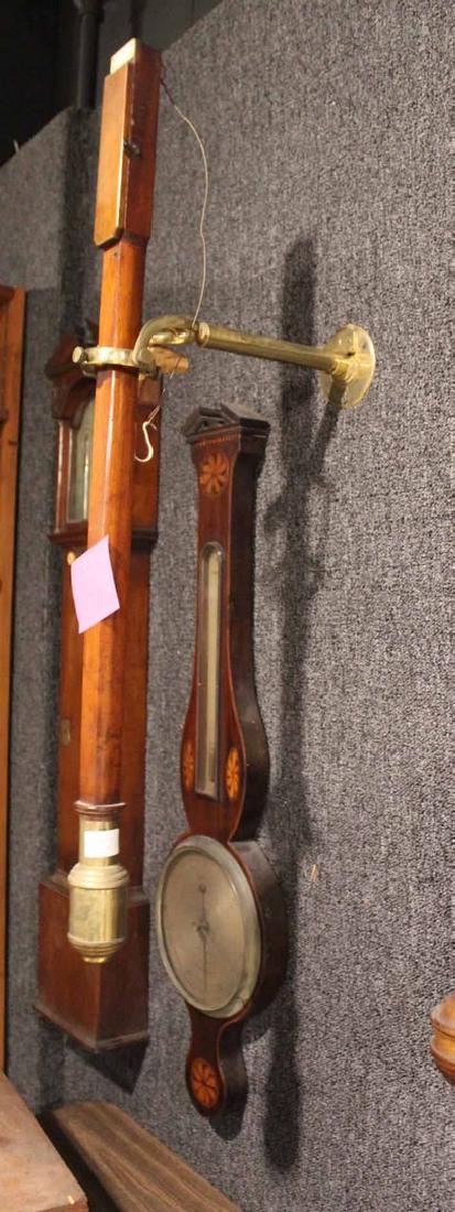 Regency Mahogany Gimbaled Barometer (1 of 8)