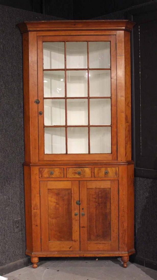 Federal Cherrywood Corner Cupboard (1 of 7)