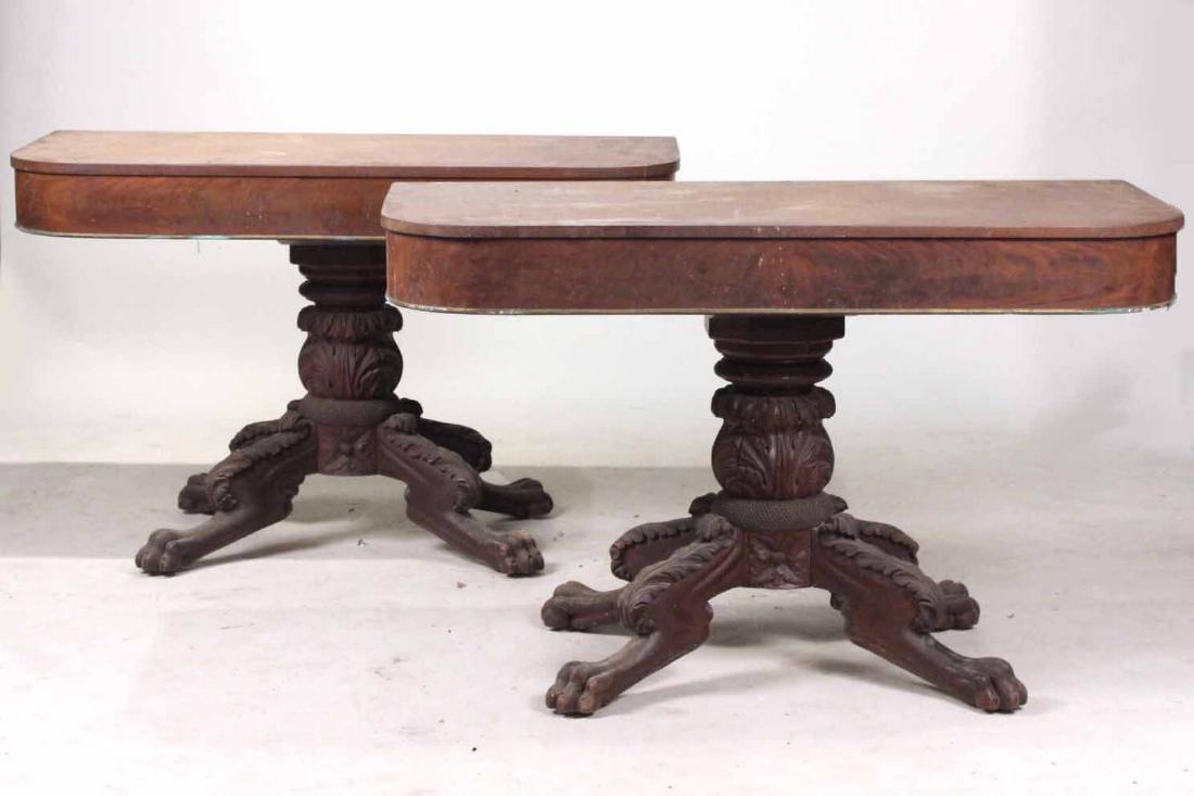 Empire Carved Mahogany Dining Table (1 of 7)