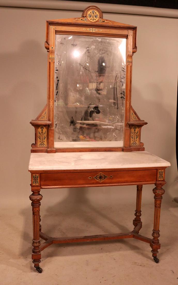 Aesthetic Movement Marble-top Dressing Table (1 of 8)