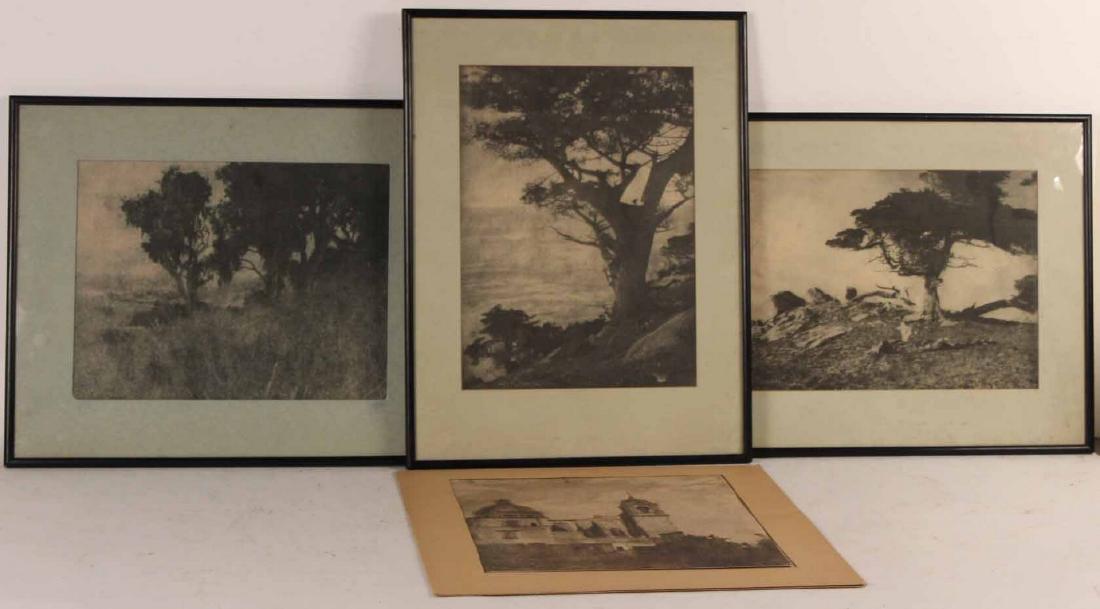 Four"Gum Bichromatic" Photographic Prints: Henry Ravell, American, 1864-1930. All signed l.l. 11"h x 15"w By descent from the Estate of Robert Weeks DeForest and Emily Johnston DeForest.