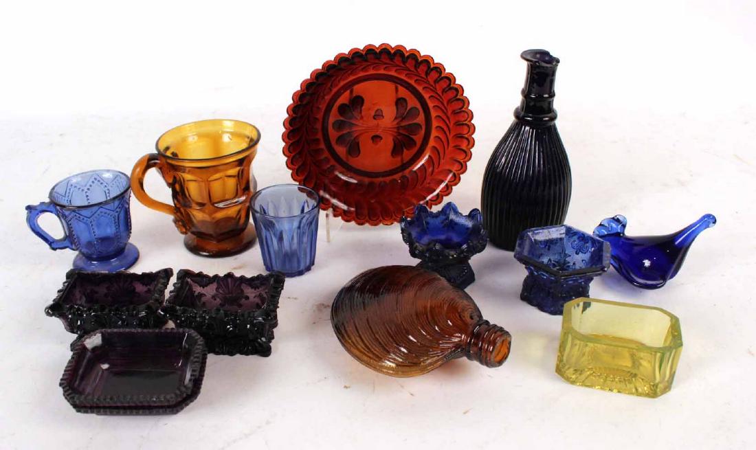 Molded Glass Salts and Bottles (1 of 5)