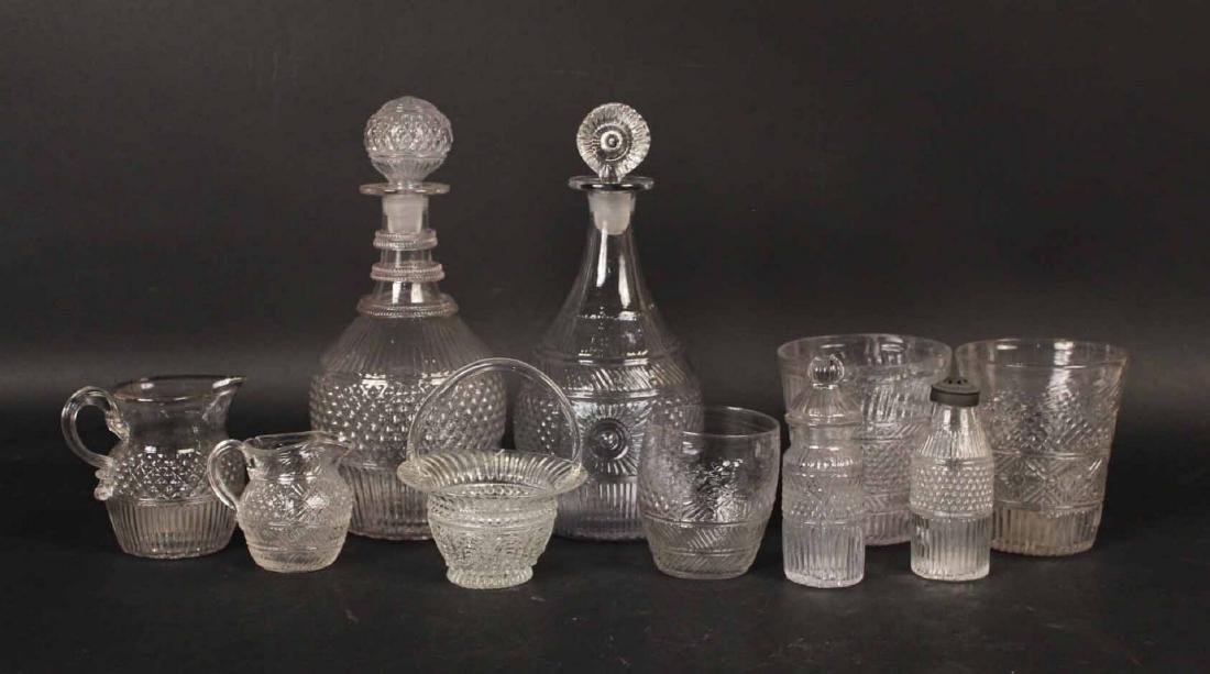 Two Blown Three Mold Tableware Decanters (1 of 6)