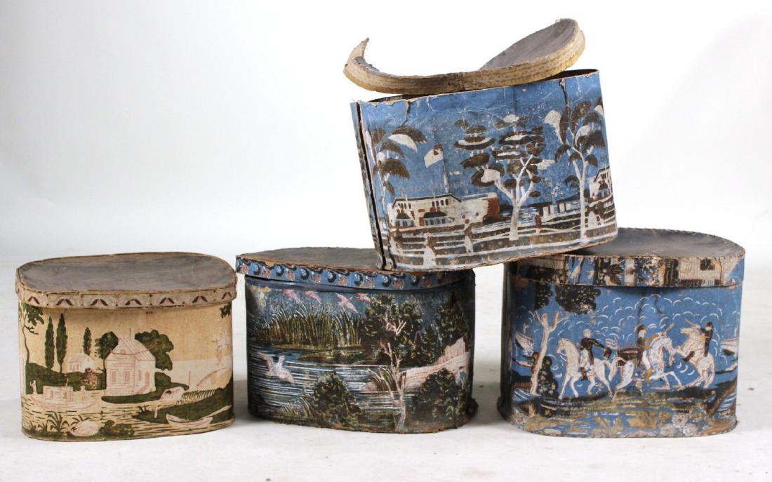 Four Wall Paper Band Boxes (1 of 9)