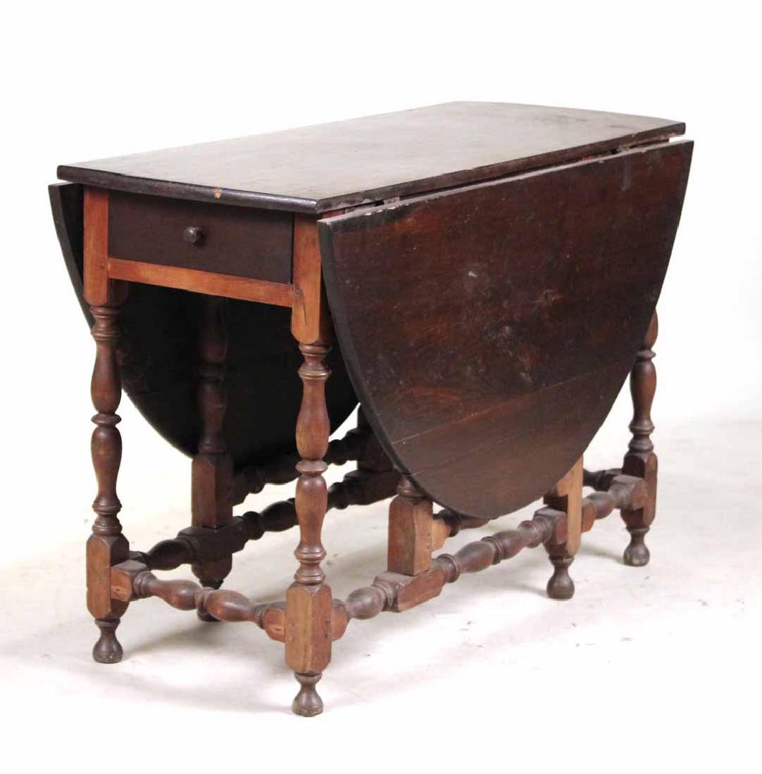 William and Mary Style Gateleg Table (1 of 6)