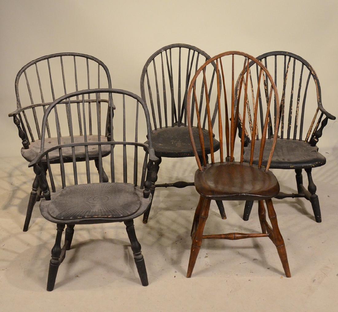 Five Windsor Chairs (1 of 3)