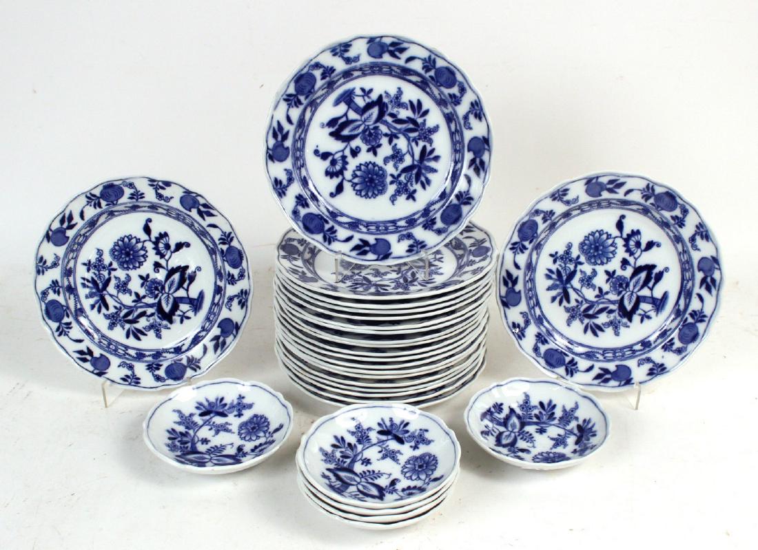 Cauldon England "Meissen" Transferware (1 of 4)